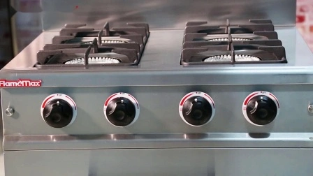 Personalización básica Cocina a gas de 4 quemadores con horno a gas (HGR